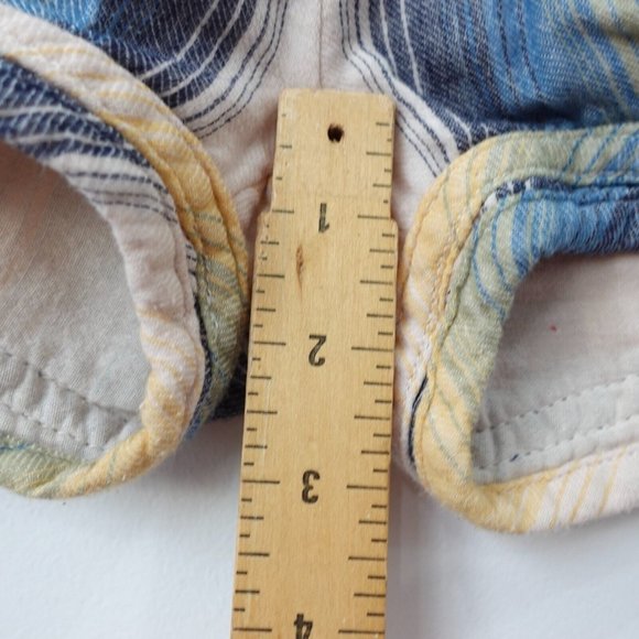 Barneys New York Shorts Size 29 Cotton‎ Hot Pants Striped High Waisted Warm USA - Picture 5 of 10